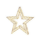 Golden Elegance Twist Star with 240 Warm White LED | LV263108