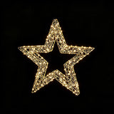 Golden Elegance Twist Star with 240 Warm White LED | LV263108