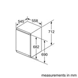 Neff N 70 Integrated Under Counter Freezer | GI1216DE0