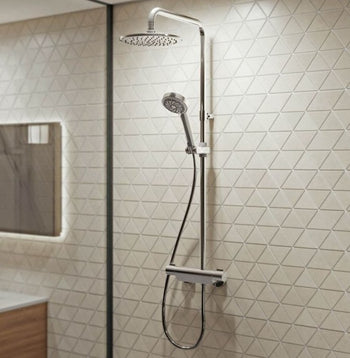 Aqualisa Midas 220 Mixer Shower Column - Chrome | MD220SC