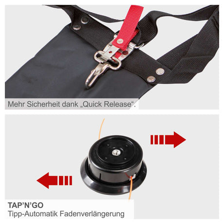 Scheppach 4in1-51.7cc/1.8HP 4in1 Multitool | MFH5200-4P