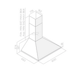Elica 60cm Missy Chimney Hood - Stainless Steel | MISSY60