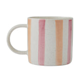 Mikasa Pink And Orange Stripe Mug 380ml | MKMUG03