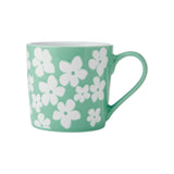 Mikasa Wax Resist Green Flower Mug 360ml | MKMUG06