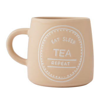 Mikasa Eat Sleep Tea Repeat Mug 400ml | MKMUG18
