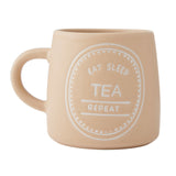 Mikasa Eat Sleep Tea Repeat Mug 400ml | MKMUG18