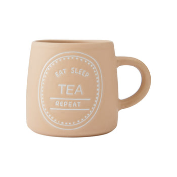 Mikasa Eat Sleep Tea Repeat Mug 400ml | MKMUG18