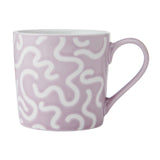 Mikasa Textured Purple Swirl Mug 360ml | MKMUG19
