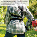 Scheppach Petrol Multi-Garden Tool - 1.5 HP 2-Stroke Petrol Engine Recoil Starter  5-in-1 Function | MTC42-5P