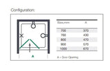 Merlyn Mbox Bifold Loft Shower Door