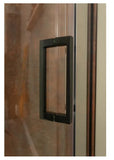 Merlyn 6 Series Sleek One Door Quadrant - Matt Black