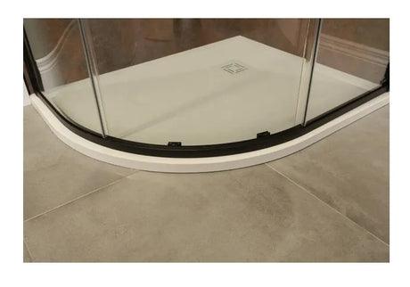Merlyn 6 Series Sleek One Door Quadrant - Matt Black
