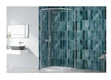 Merlyn 6 Series Sleek One Door Quadrant - Matt Black