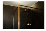 Merlyn Arysto Sleek Framed Wetroom Panels - Matt Black
