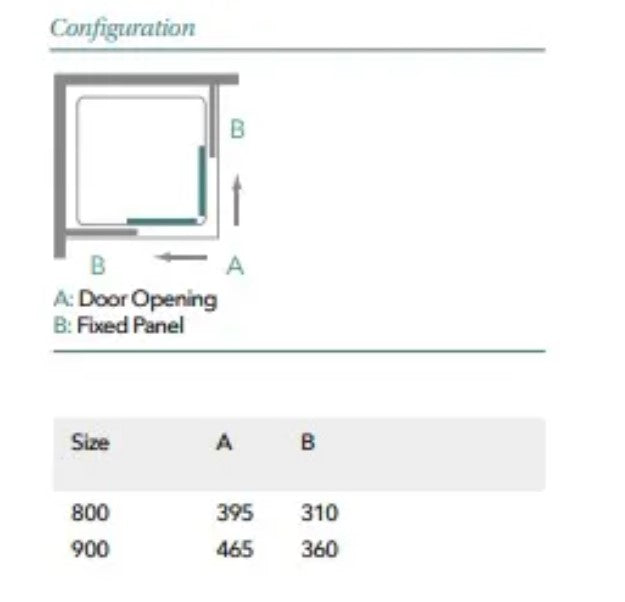 Merlyn Series 6 Corner Door