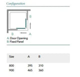 Merlyn Series 6 Corner Door