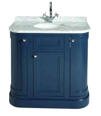 Merrion 900mm Traditional Bathroom Unit inc Marble Top & Undermount Sink