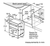 Bosch Series 4 Built-Under Double Oven | NBS533BS0B