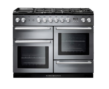 Rangemaster Nexus 110cm Dual Fuel Range Cooker - Stainless Steel | NEX110DFFSS/C