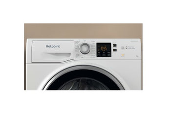 Hotpoint 8kg 1400 Spin Washing Machine - White | NSWE846WSUK