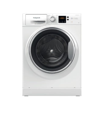 Hotpoint 8kg 1400 Spin Washing Machine - White | NSWE846WSUK
