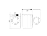 Hotpoint 8kg 1400 Spin Freestanding Washing Machine - White | NSWE846WSUK