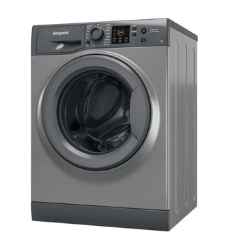 Hotpoint 8kg 1400 Spin Washing Machine - Graphite | NSWM846GGUK