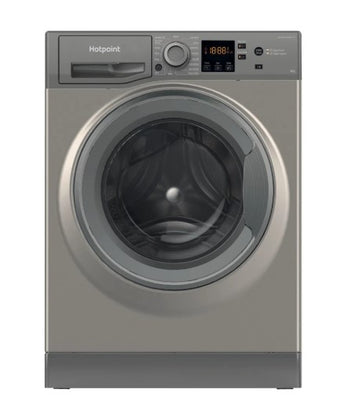 Hotpoint 8kg 1400 Spin Washing Machine - Graphite | NSWM846GGUK