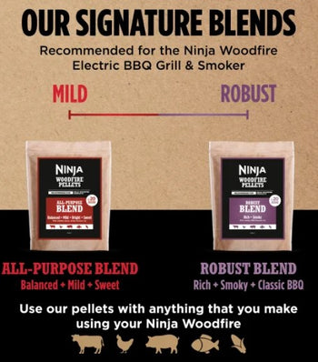 Ninja Woodfire Pellets All-Purpose Blend (900g) | XSKOGAPBLP2UK
