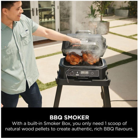 Ninja Woodfire Pro XL Electric BBQ Grill & Smoker | OG850UK