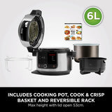 Ninja Foodi 11-in-1 SmartLid Multi-Cooker 6L | OL550UK