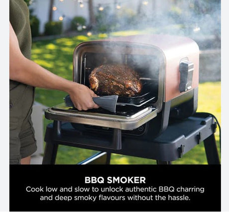 Ninja Woodfire Electric Outdoor Oven, Artisan Pizza Maker and BBQ Smoker | OO101UK