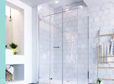 Flair Oro Bifold Door with Ultra Frameless Corner Side Panel