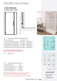 Flair Oro Bifold Door with Ultra Frameless Corner Side Panel