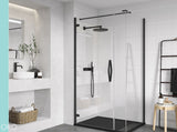 Flair Oro Hinge Door with Ultra Frameless Corner Side Panel