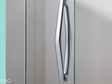 Flair Oro Hinge & Inline Door with Ultra Frameless Corner Side Panel