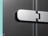 Flair Oro Hinge & Inline Door with Ultra Frameless Corner Side Panel