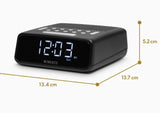 Roberts Ortus FM Dual Alarm Clock Radio | ORTUSFMBK