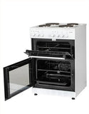 PowerPoint 60cm Double Cavity with Solid Hob - White | P06E2S1W