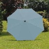 2.7m Steel Parasol with Crank Denim Blue | PASCDEM269