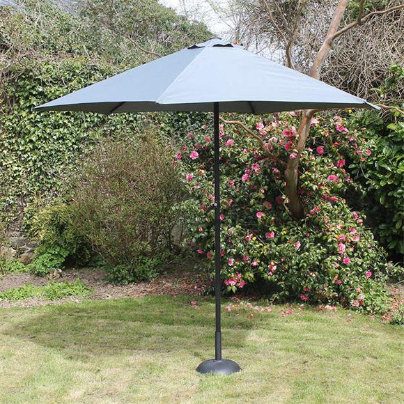 2.7m Steel Parasol with Crank Grey | PASCGY269