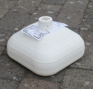 Culcita 8 Litre Resin Parasol Base - White| PBREGR320