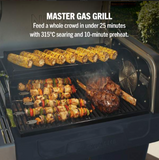 Ninja Flex Flame Outdoor BBQ Cooking System Blue & Gold | PG301UKBL