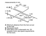 Bosch Serie 2 60cm Ceramic Surface Mount Hob | PKE61RAA8B