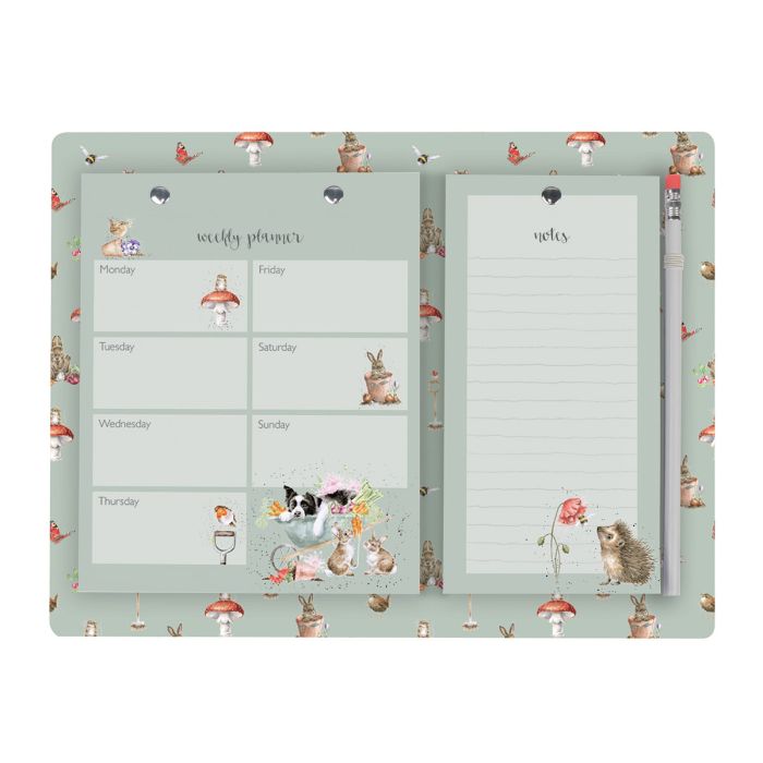 Garden Friends' Weekly Animal & Weekly Shopping Planner Pad | PLAN003