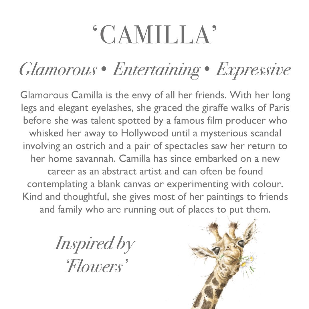 Wrendale Camilla Giraffe Character | PLUSHM010
