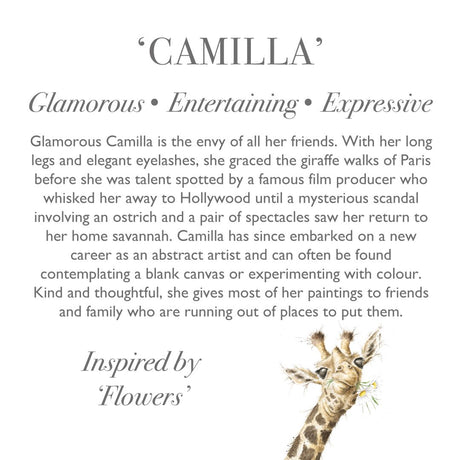 Wrendale Camilla Giraffe Character | PLUSHM010