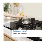 Bosch Series 4 60cm Gas Hob  - Black | PNP6B6K40