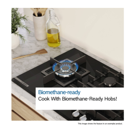 Bosch Series 4 60cm Gas Hob  - Black | PNP6B6K40
