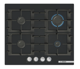 Bosch Series 4 60cm Gas Hob  - Black | PNP6B6K40